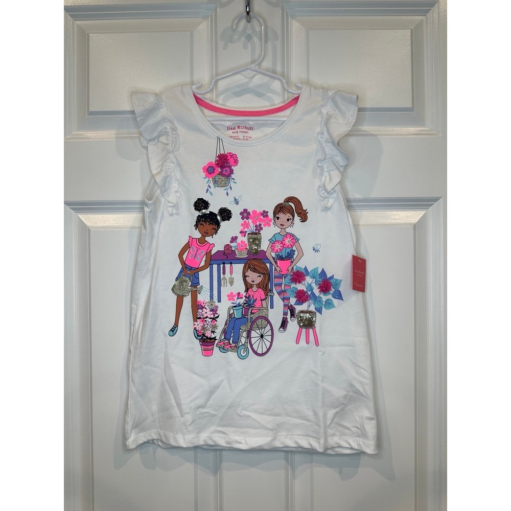 Isaac Mizrahi Girls‎ Sequin Top Size 10/12 NWT